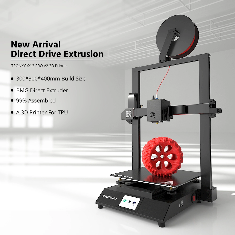 Yousu 3D Industrial Grade DIY Fdm 3D TPU Printer Printing Size 300*300*400mm