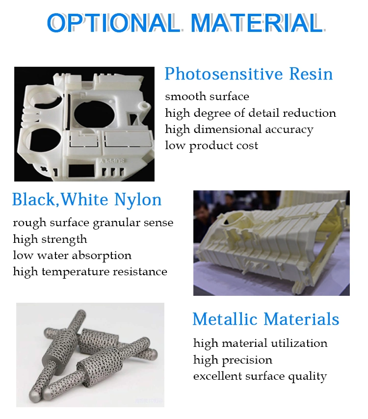 Customized 3D Print Fdm Rapid Prototyping 3D Metal Printing